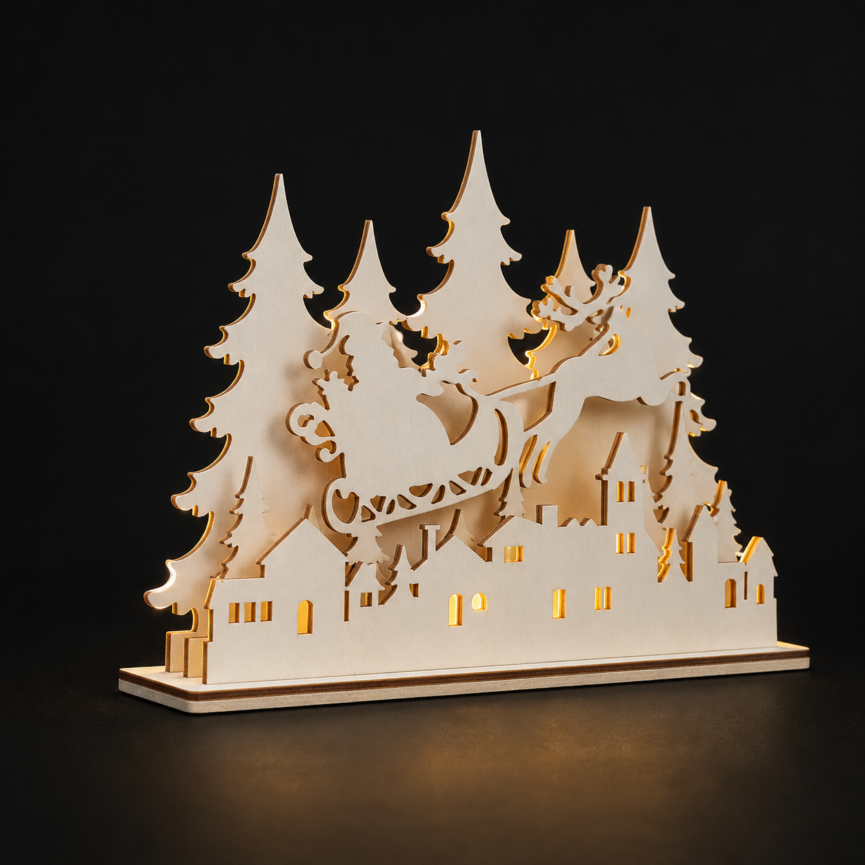 Weihnachtsdorf Holz